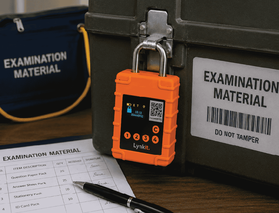 secure storage of exam materials with gdp lock